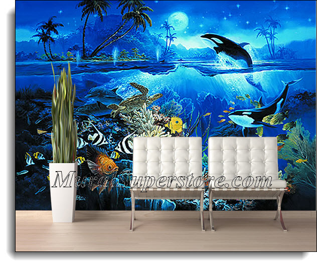Tropical Fish Mural PR1818 8018