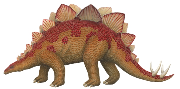 Walls of the Wild Peel & Stick Appliqu Stegosaurus Large