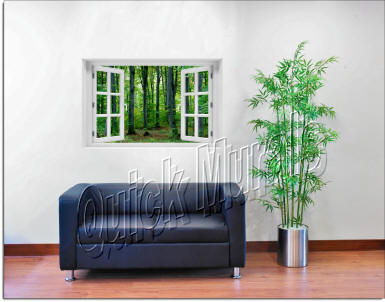 Woodland Forest Window roomsetting