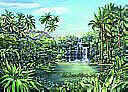 Tropical Lagoon york wallpaper wall mural