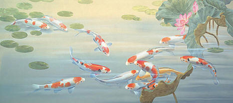 Peaceful Pond Wall Mural