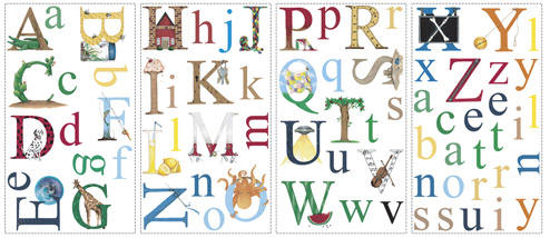 Alphabet Peel & Stick Appliqués