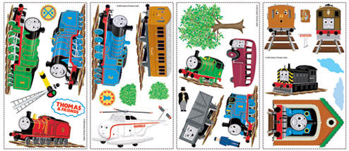 Thomas and Friends Peel & Stick Appliqu