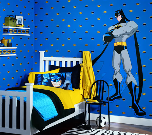 batman boys room paint