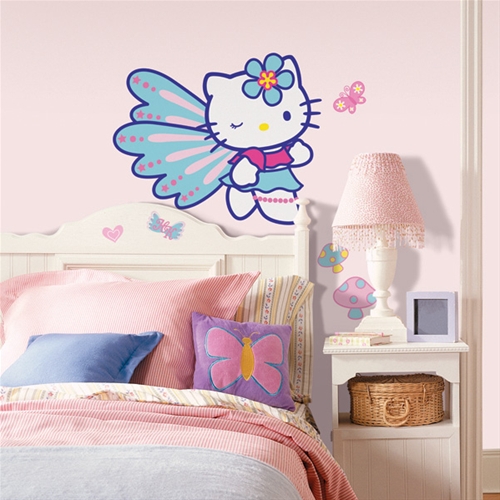 Hello Kitty Pell-n-Stick Mural