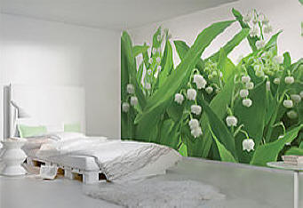 Lilies of the Valley 8-517 Wall Mural by Komar Roomsetting