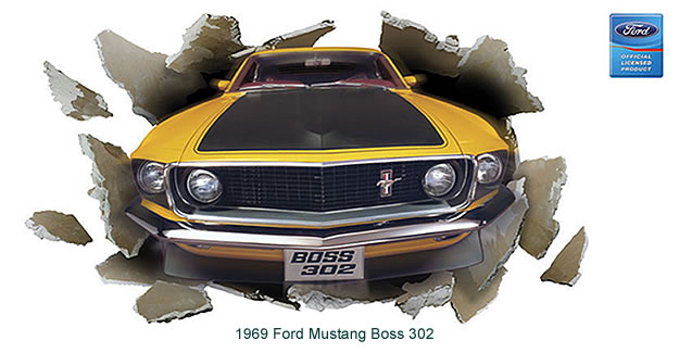 Ford mustang wall murals #4