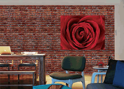 Red Brick 2 Wall Mural, Brick Wallpaper Murals