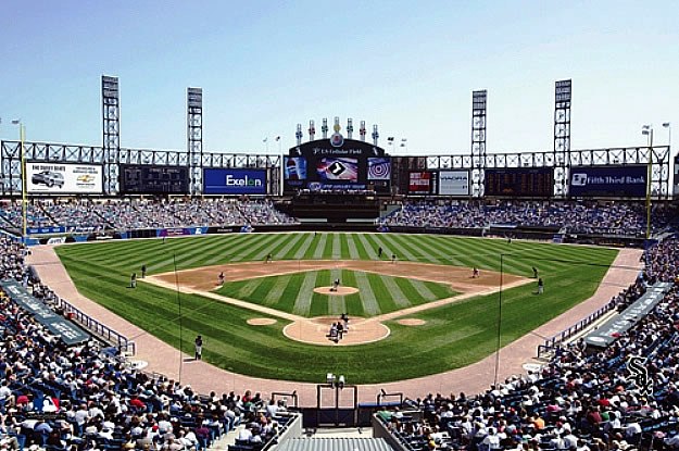 Us Cellular Field Stadium Aerial View In Chicago Stock Photo - Download  Image Now - Chicago White Sox, Stadium, Major League Baseball - iStock